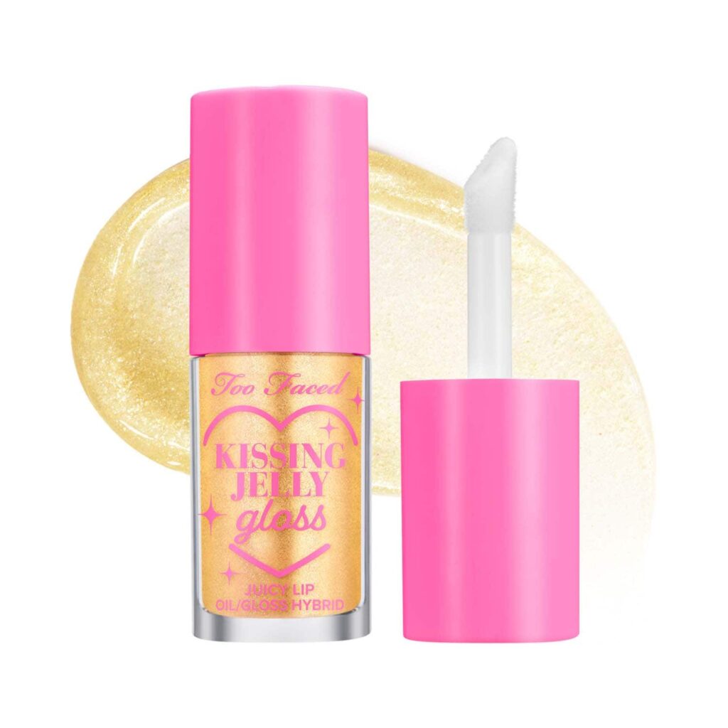 Too Faced Kissing Jelly Lip Oil Gloss - Pina Colada (4.5ml) - Too Faced