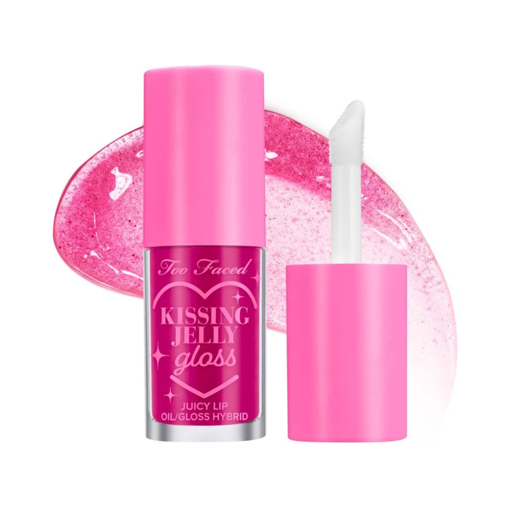 Too Faced Kissing Jelly Lip Oil Gloss - Raspberry (4.5ml) - Too Faced