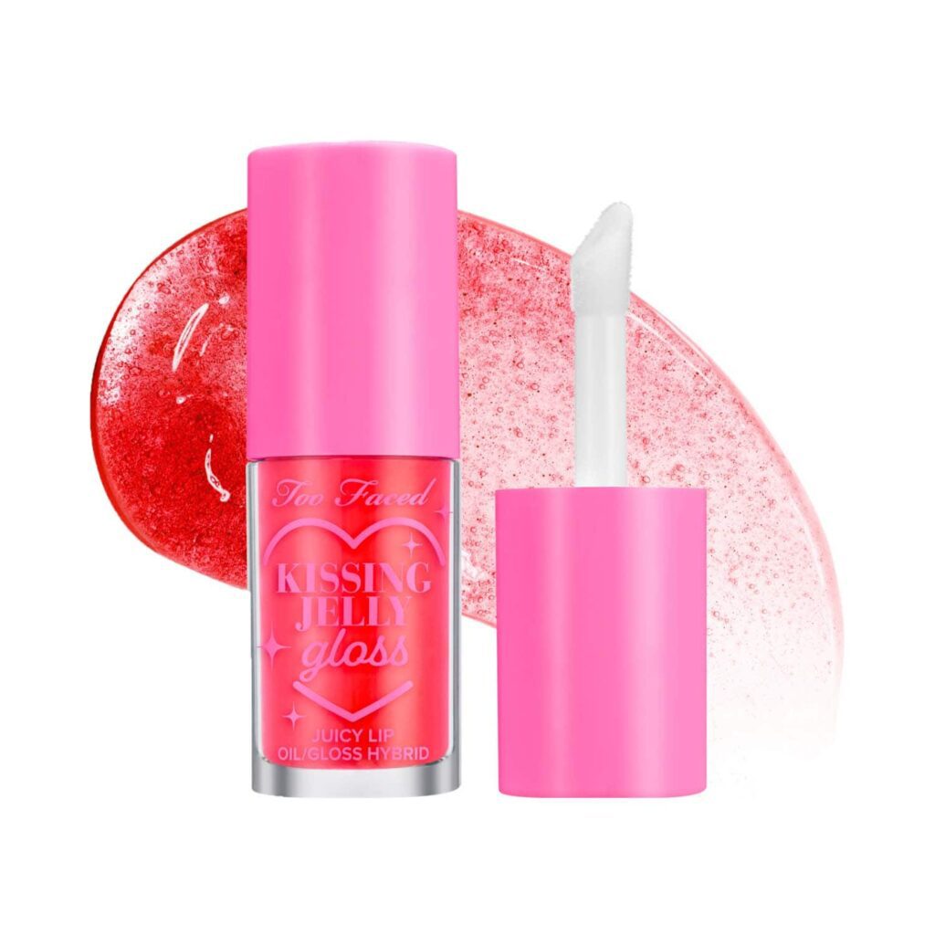 Too Faced Kissing Jelly Lip Oil Gloss - Sour Watermelon (4.5ml) - Too Faced