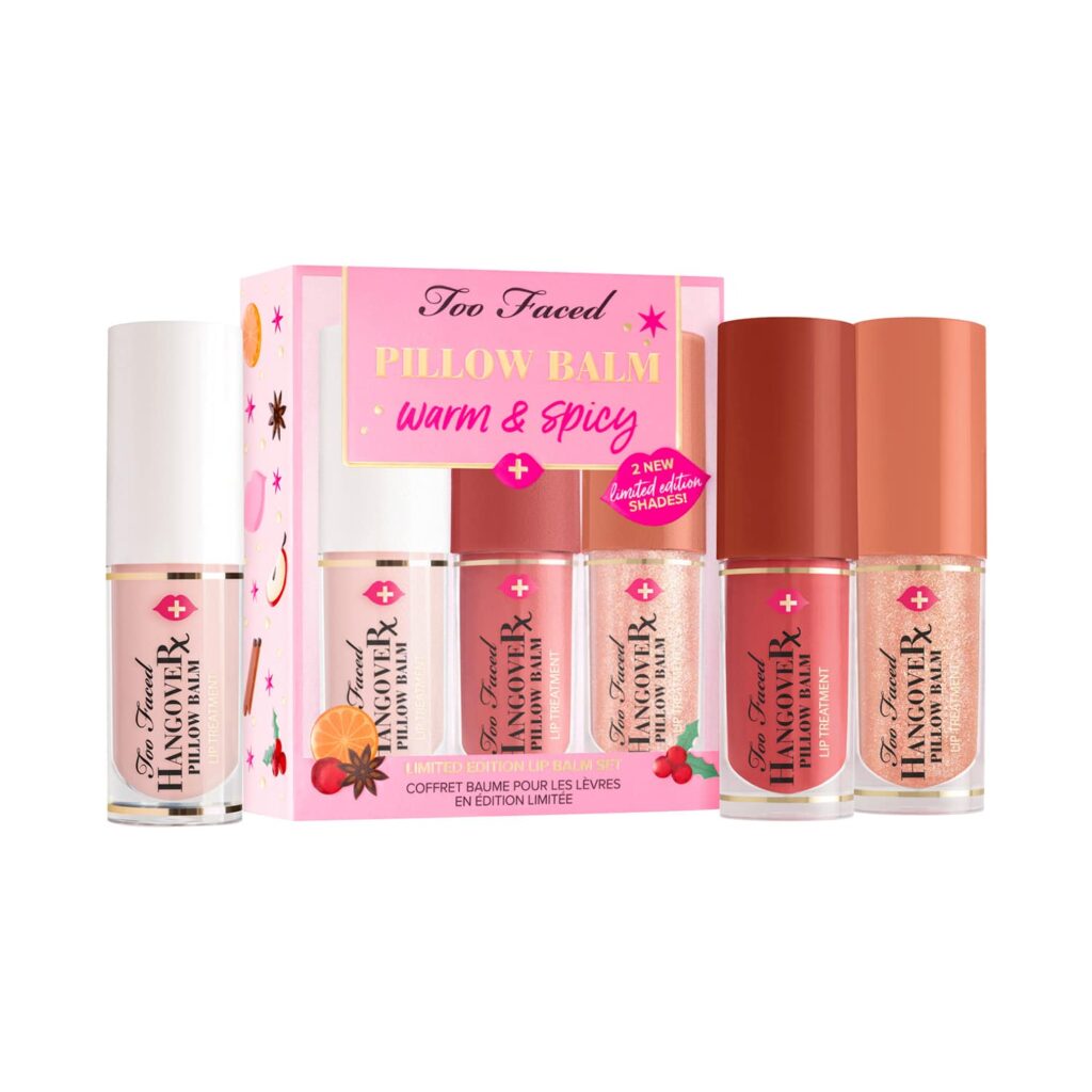 Too Faced Pillow Balm Warm & Spicy Limited Edition Lip Balm Set - Multi-Color (3 Pcs) - Too Faced