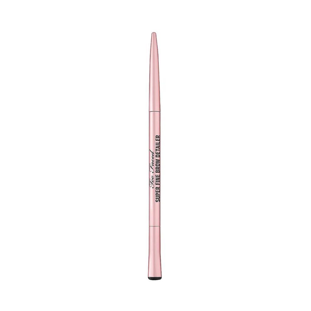 Too Faced Super Fine Brow Detailer Eyebrow Pencil - Soft Black (0.08g) - Too Faced