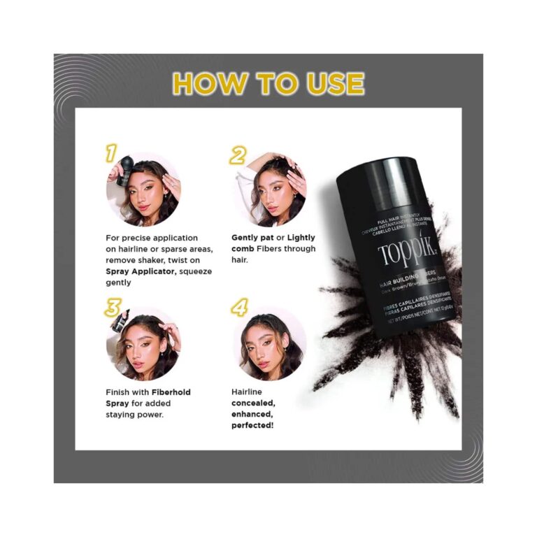 Toppik Hair Building Fibers - Dark Brown (12g) - Toppik
