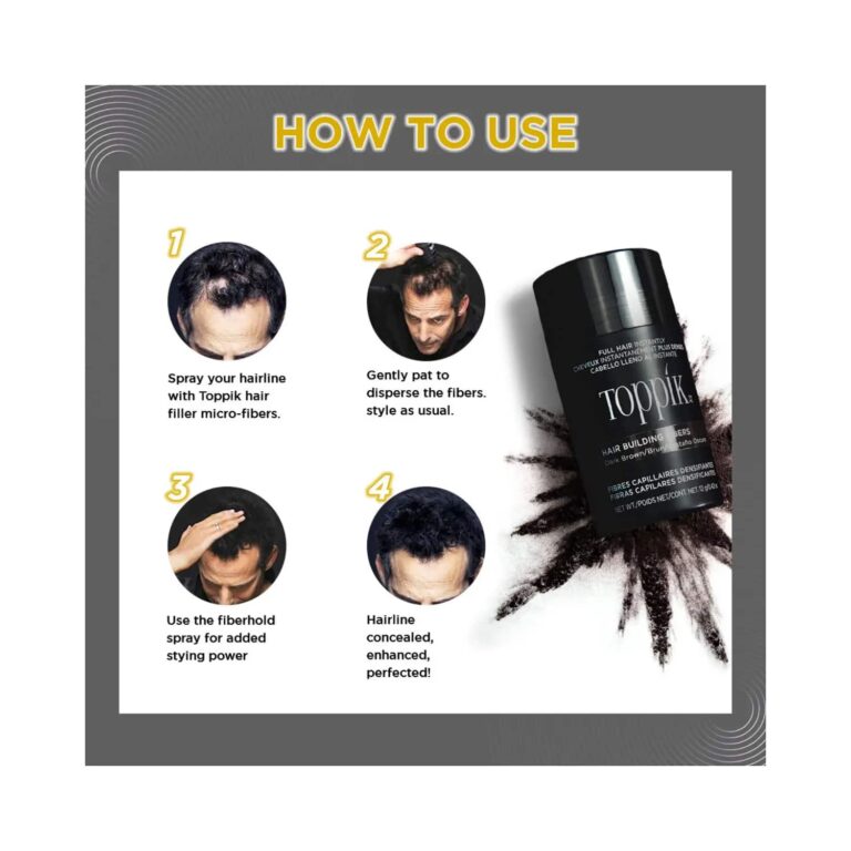 Toppik Hair Building Fibers - Dark Brown (12g) - Toppik