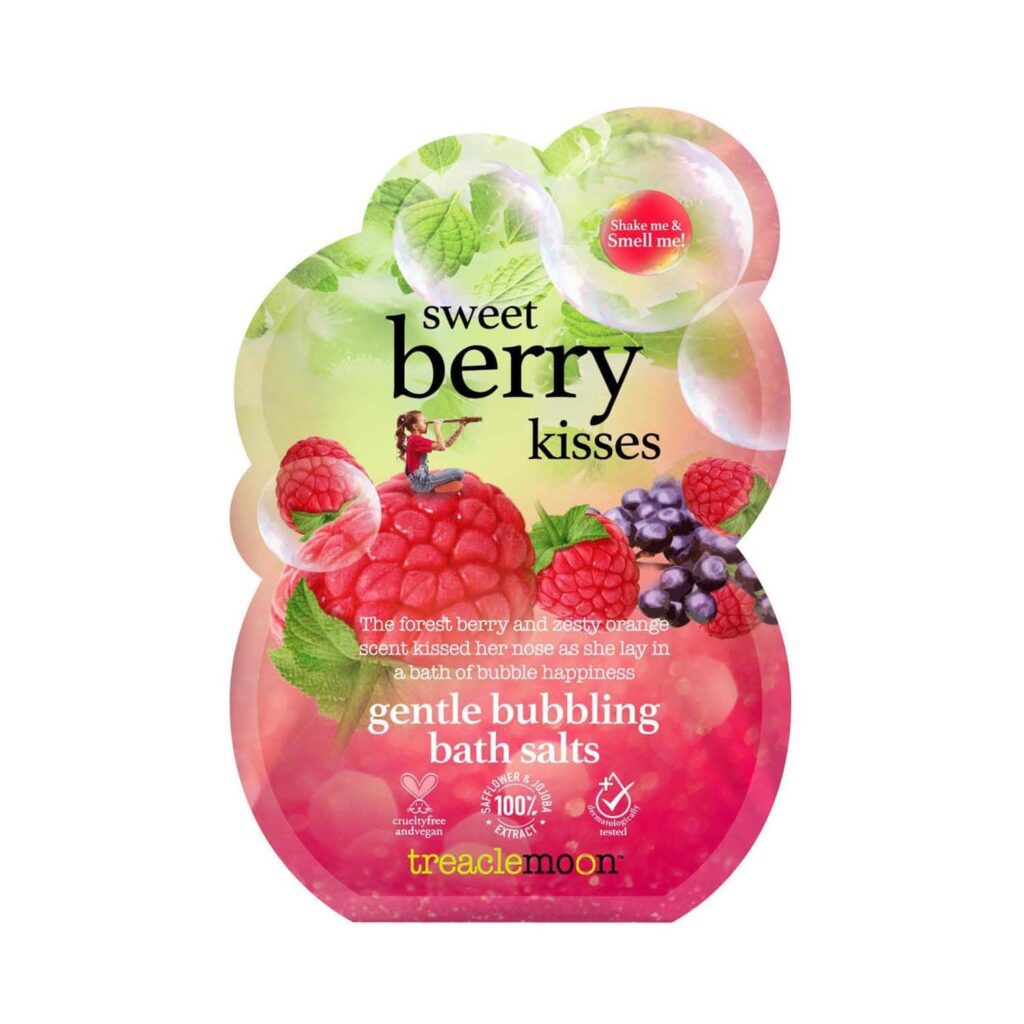 Treaclemoon Sweet Berry Kisses Soft Bubbling Bath Salts (80 g) - Treaclemoon