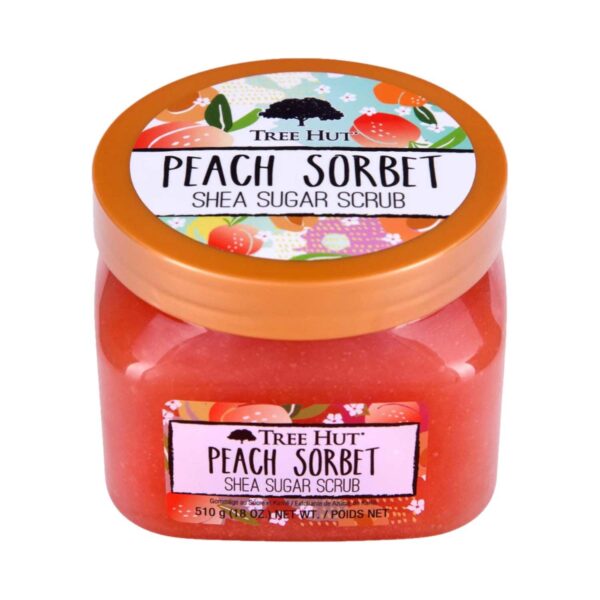 Tree Hut Shea Sugar Scrub Peach Sorbet (510 g) - Tree Hut