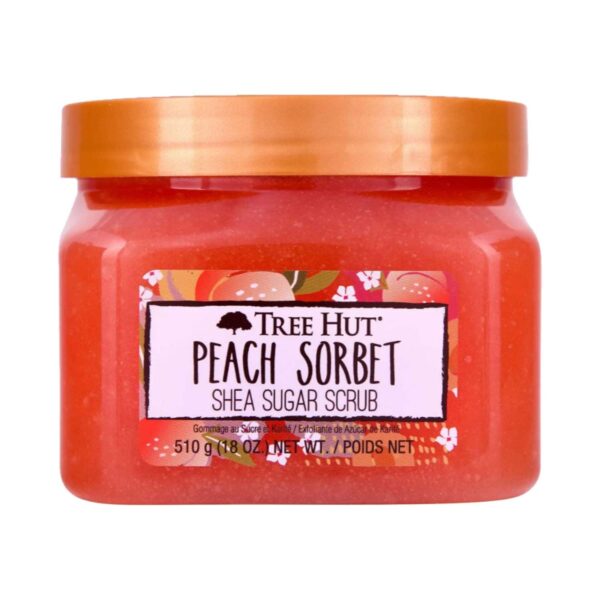 Tree Hut Shea Sugar Scrub Peach Sorbet (510 g) - Tree Hut