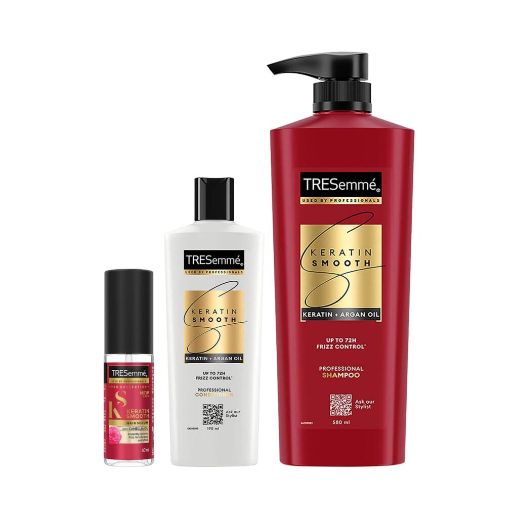 Tresemme Keratin Smooth 3 Step Kit With Shampoo + Conditioner + Serum - Tresemme