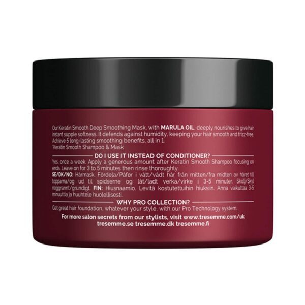 Tresemme Keratin Smooth Deep Smoothing Mask - (300ml) - Tresemme