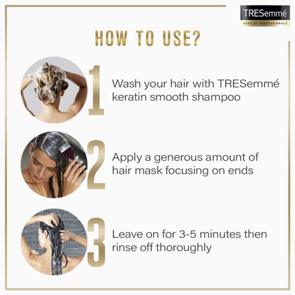 Tresemme Keratin Smooth Deep Smoothing Mask - (300ml) - Tresemme