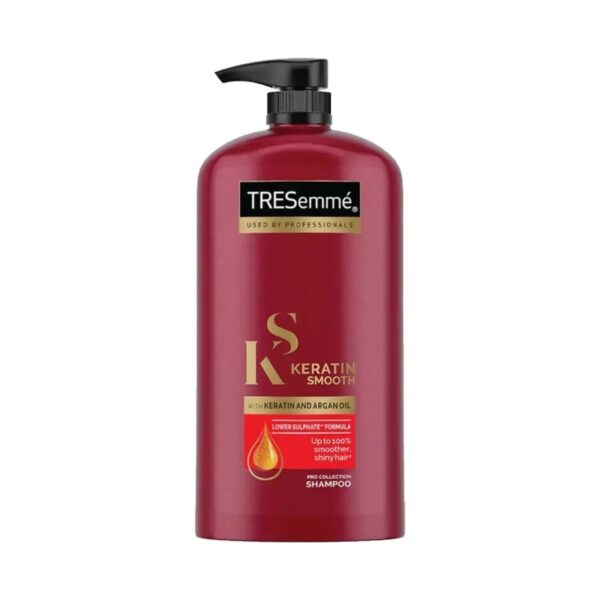Tresemme Keratin Smooth Shampoo (1000 ml) + Hair Serum (50 ml) Combo - Tresemme