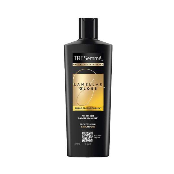 Tresemme Lamellar Gloss Shampoo with Amino Gloss Complex for Ultra Shiny Glossy hair (185 ml) - Tresemme