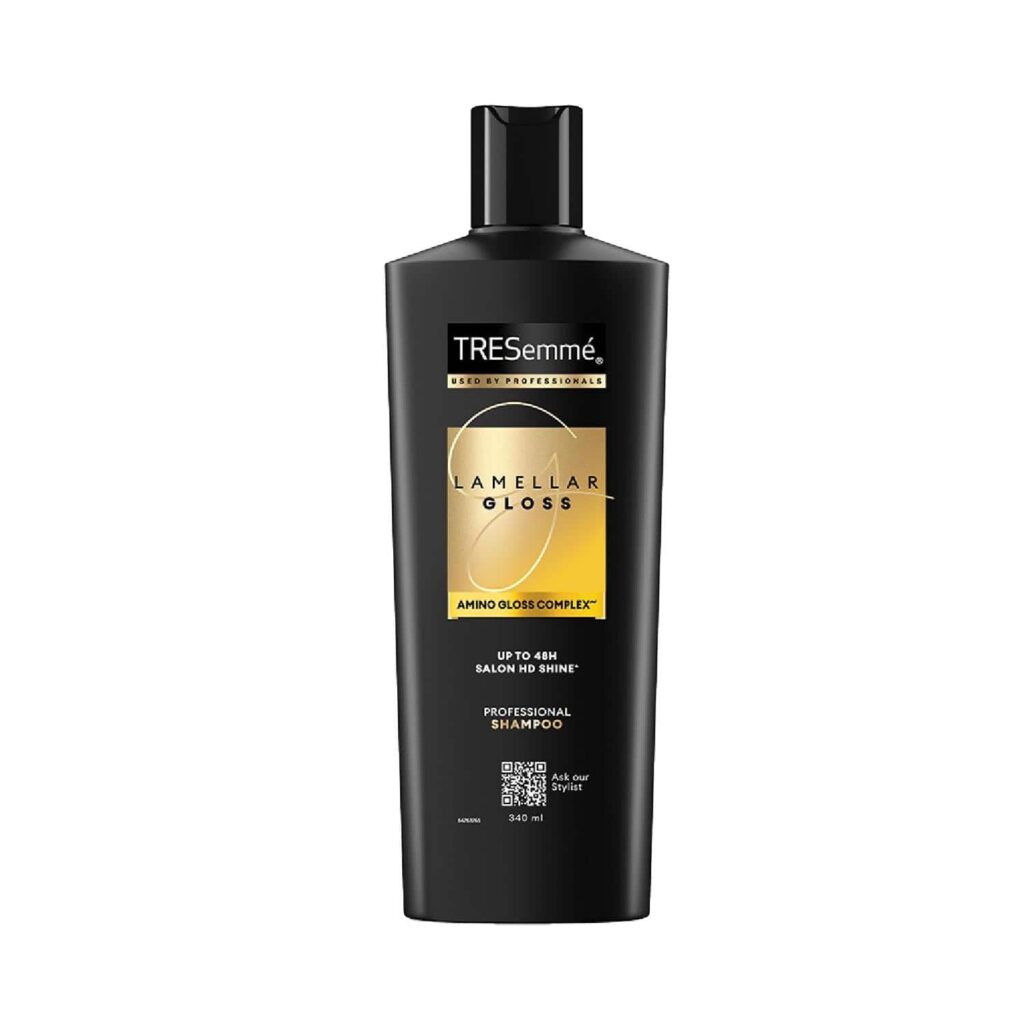 Tresemme Lamellar Gloss Shampoo with Amino Gloss Complex for Ultra Shiny Glossy hair (340 ml) - Tresemme