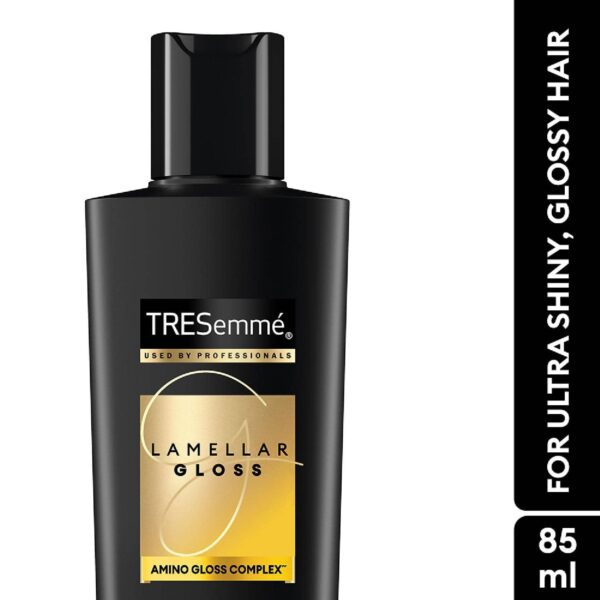 Tresemme Lamellar Gloss Shampoo with Amino Gloss Complex for Ultra Shiny Glossy hair (85 ml) - Tresemme