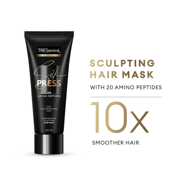 Tresemme Silk Press Pre-Wash Treatment Ampoules 4's & Sculpting Hair Mask (200 ml) Combo - Tresemme