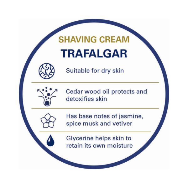 Truefitt & Hill Trafalgar Shaving Cream (75g) - Truefitt & Hill