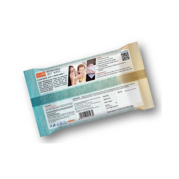 Tulips Refreshing Wet Wipes Tropical Paradise - (30 pcs) - Tulips