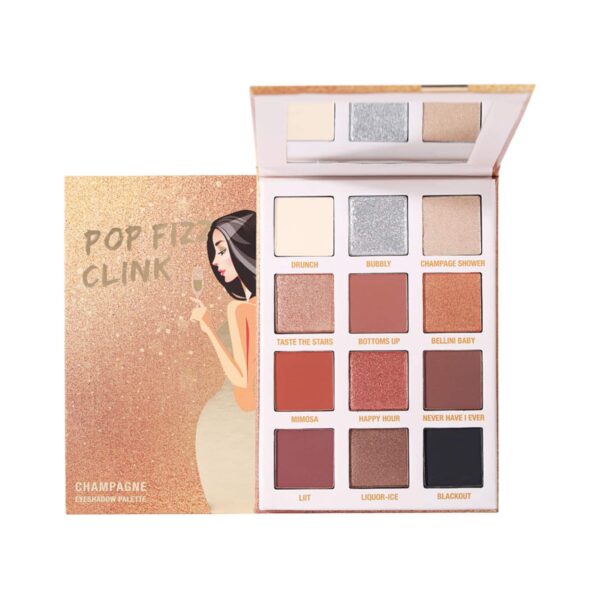 Typsy Beauty Champagne Eyeshadow Palette - Pop Fizz Clink (24g) - Typsy Beauty