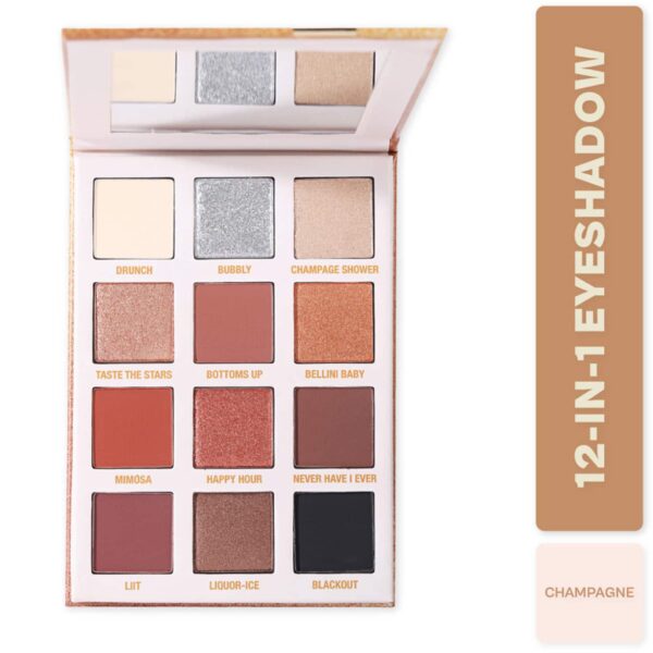 Typsy Beauty Champagne Eyeshadow Palette - Pop Fizz Clink (24g) - Typsy Beauty