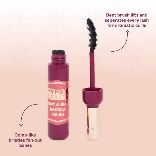 Typsy Beauty Drink & Blink Curling Mascara - Black (9g) - Typsy Beauty