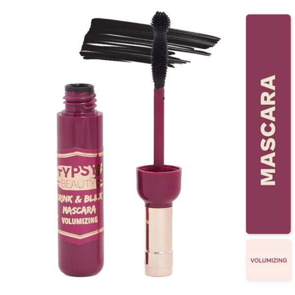 Typsy Beauty Drink & Blink Volumize Mascara - Black (9g) - Typsy Beauty