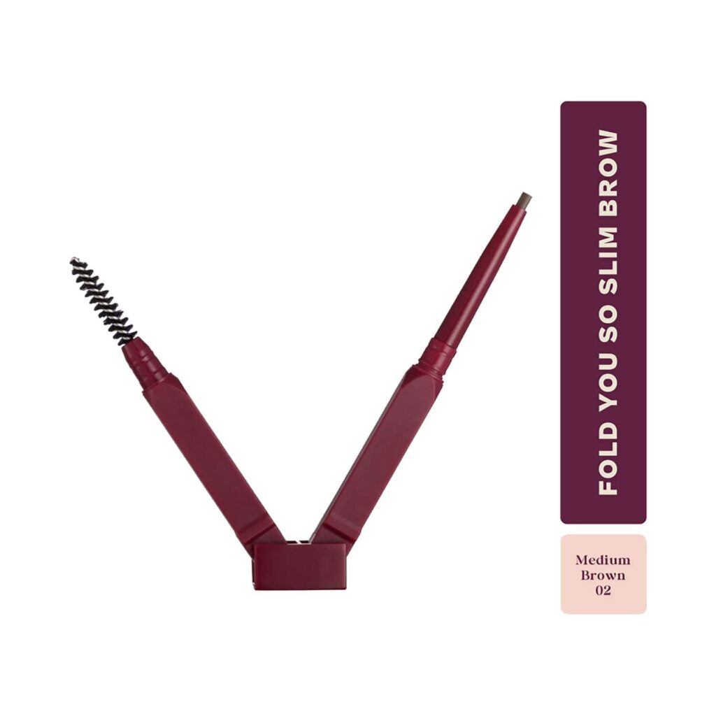 Typsy Beauty Fold You So Slim Eyebrow Pencil - 02 Medium Brown (15 g) - Typsy Beauty
