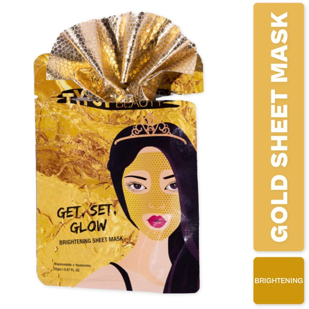Typsy Beauty Get Set Glow Brightening Sheet Mask (20g) - Typsy Beauty