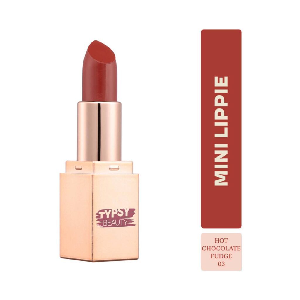 Typsy Beauty Happy Hour Mini Lipstick - 03 Hot Chocolate Fudge (1.5g) - Typsy Beauty