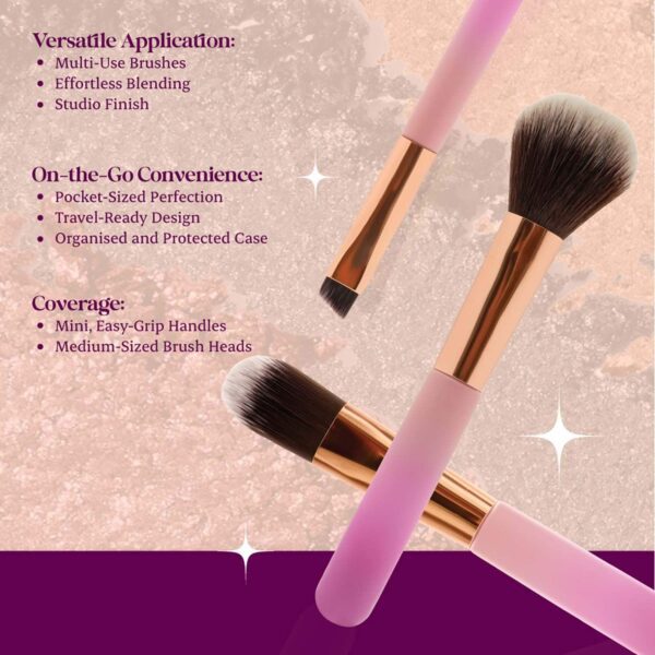 Typsy Beauty On-The-Go Brush Set (6 pcs) - Typsy Beauty