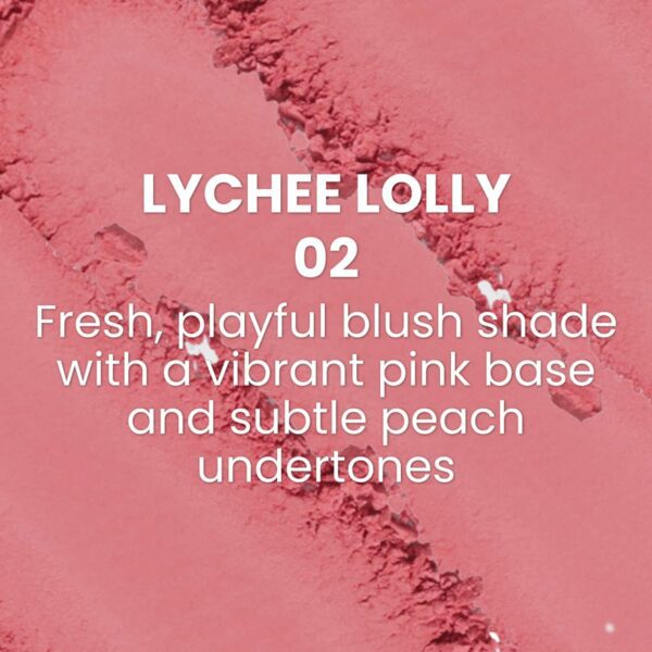 Typsy Beauty Phantastic Color Adjusting Blush Lychee Lolly 02 Flawless Finish Featherlight (4 g) - Typsy Beauty