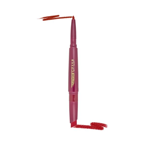 Typsy Beauty Twist & Pout Lipstick & Lip Liner - Flaming Hot (0.91g) - Typsy Beauty