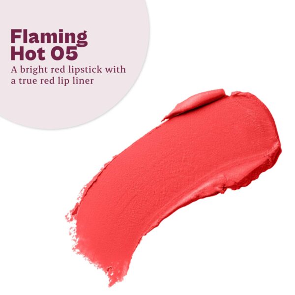 Typsy Beauty Twist & Pout Lipstick & Lip Liner - Flaming Hot (0.91g) - Typsy Beauty