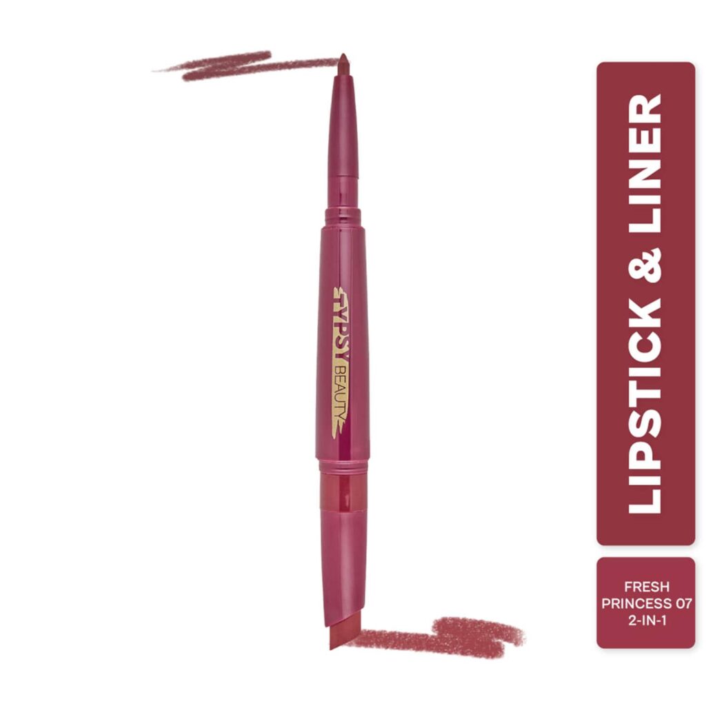 Typsy Beauty Twist & Pout Lipstick & Lip Liner - Fresh Princess (0.91g) - Typsy Beauty