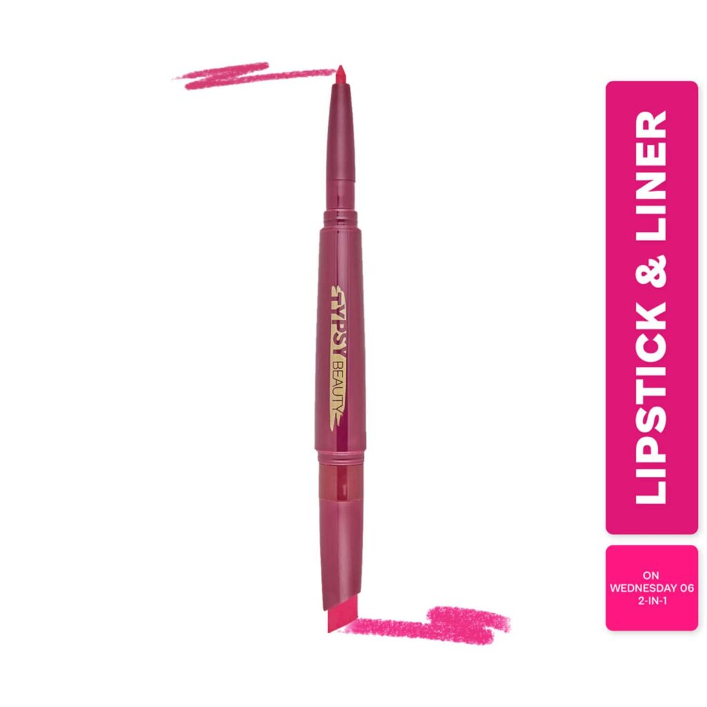 Typsy Beauty Twist & Pout Lipstick & Lip Liner - On Wednesdays (0.91g) - Typsy Beauty