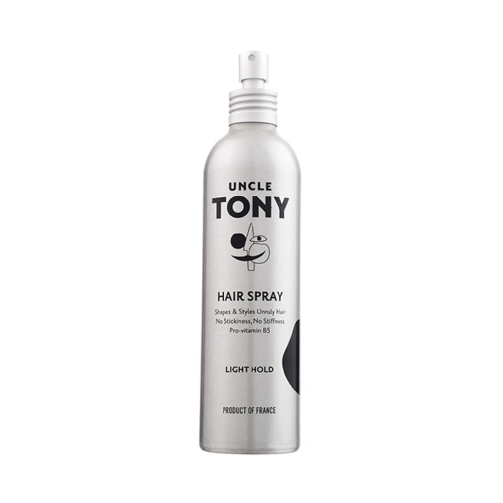 Uncle Tony Light Hold Hair Spray (250ml) - Uncle Tony