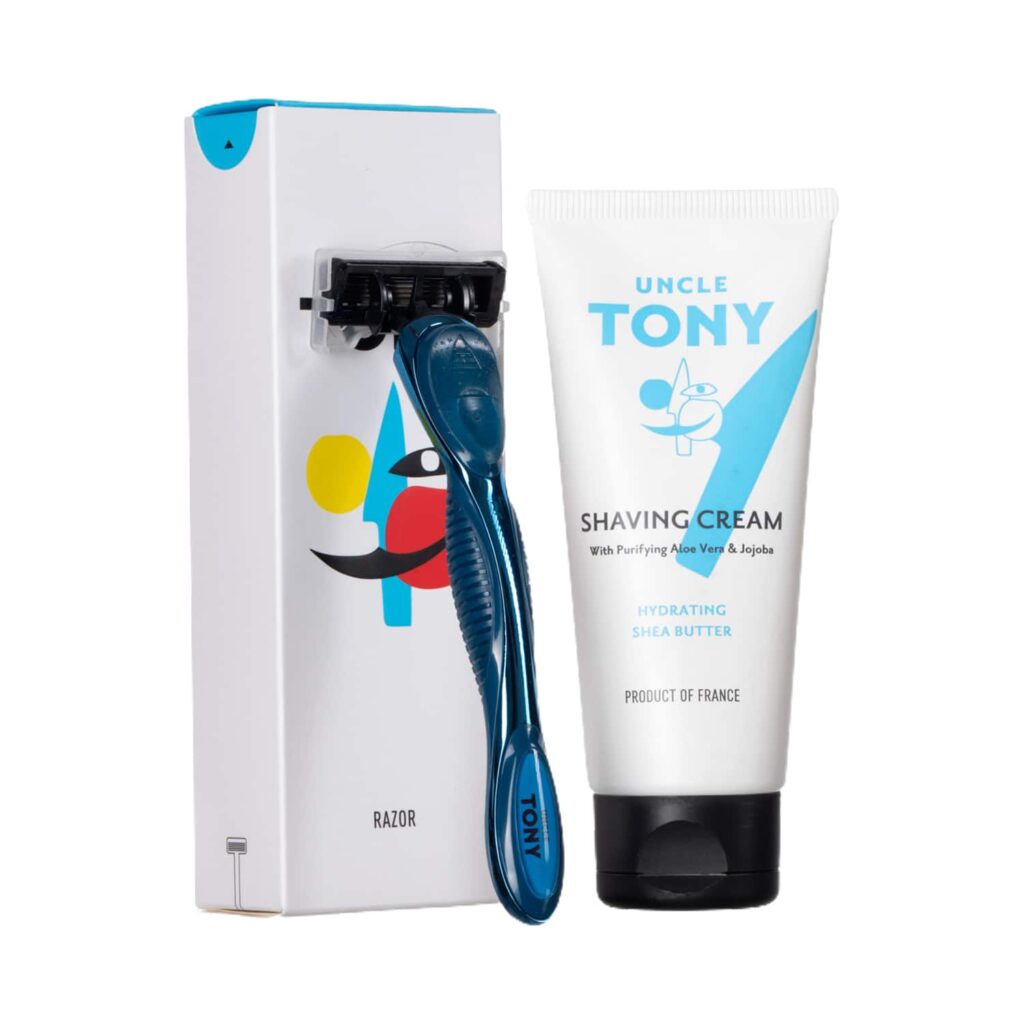 Uncle Tony Shaving Sets Blue Grooming Kit (2 pcs) - Uncle Tony