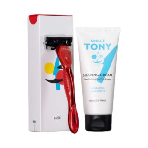 Uncle Tony Shaving Sets Red Grooming Kit (2 pcs) - Uncle Tony