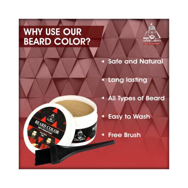 urban gabru Black Beard Color (70g) - urban gabru