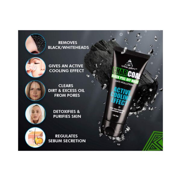 urban gabru Charcoal Peel Off Mask (120g) - urban gabru