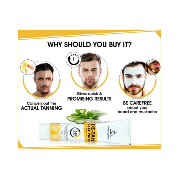 urban gabru De-Tan Face Pack (100g) - urban gabru