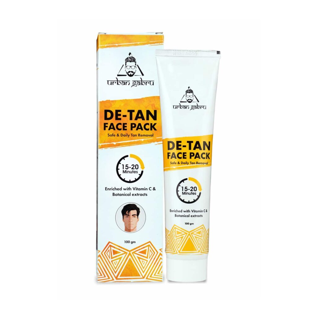 urban gabru De-Tan Face Pack (100g) - urban gabru