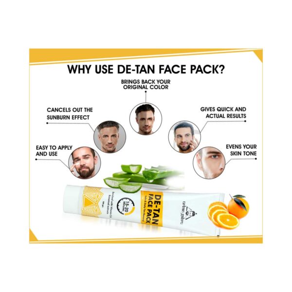urban gabru De-Tan Face Pack (100g) - urban gabru