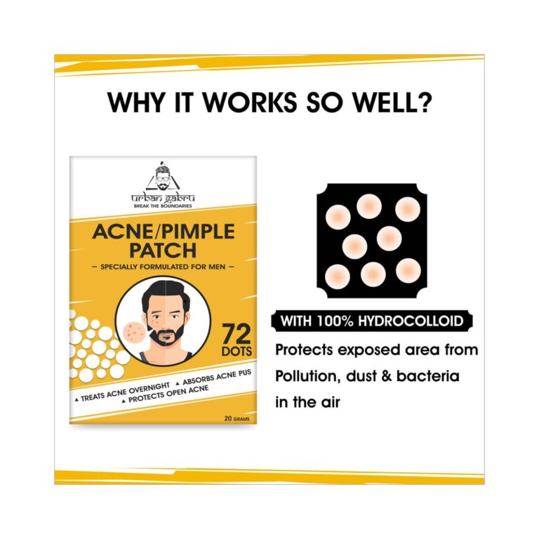 urban gabru Mens Acne Pimple Patch (72Pcs) - urban gabru