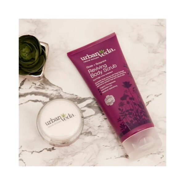 Urban Veda Reviving Ayurvedic Rose Body Scrub (200ml) - Urban Veda