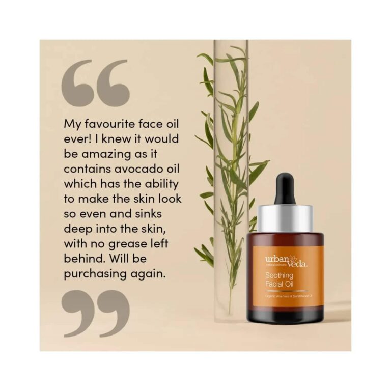 Urban Veda Soothing Ayurvedic Sandalwood Facial Oil (30ml) - Urban Veda