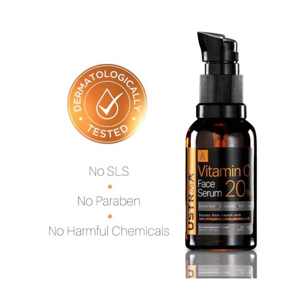 Ustraa 20% Vitamin C Face Serum (30ml) - Ustraa