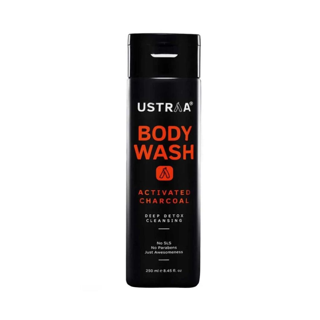Ustraa Activated Charcoal Body Wash (250ml) - Ustraa