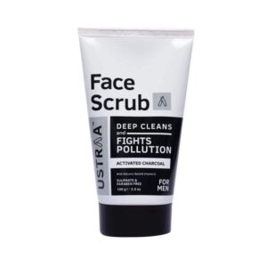 Ustraa Activated Charcoal Face Scrub - (100g) - Ustraa