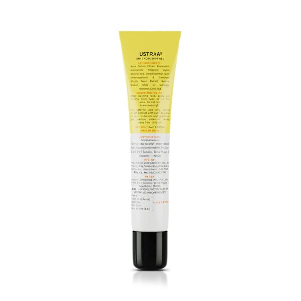 Ustraa Anti Acne Spot Gel & Beard Growth Oil Combo - Ustraa