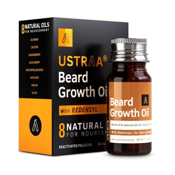 Ustraa Anti Acne Spot Gel & Beard Growth Oil Combo - Ustraa