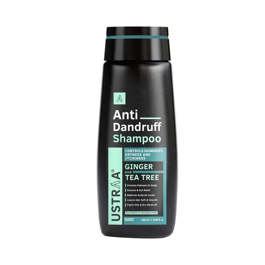 Ustraa Anti Dandruff Ginger & Tea-Tree Hair Shampoo (250ml) - Ustraa